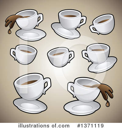 Royalty-Free (RF) Coffee Clipart Illustration by cidepix - Stock Sample #1371119