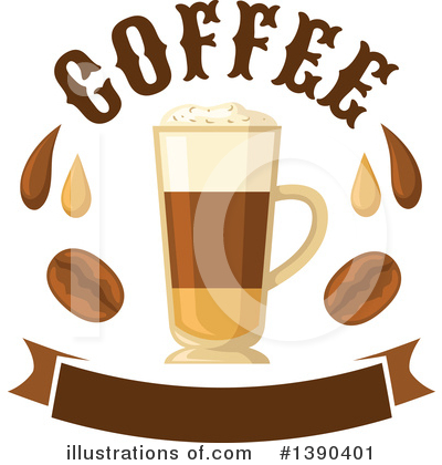 Royalty-Free (RF) Coffee Clipart Illustration by Vector Tradition SM - Stock Sample #1390401