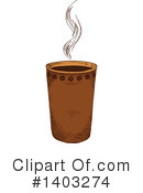 Coffee Clipart #1403274 by Vector Tradition SM