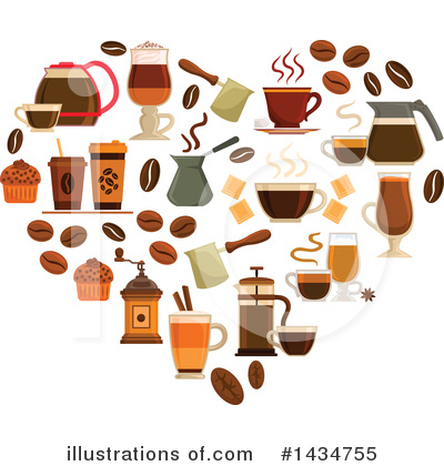 Coffee Pot Clipart #1434755 by Vector Tradition SM