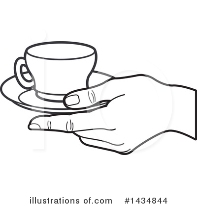Tea Cup Clipart #1434844 by Lal Perera