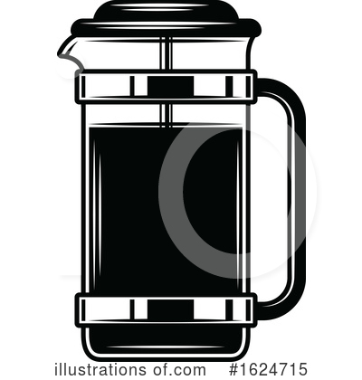 French Press Clipart #1624715 by Vector Tradition SM