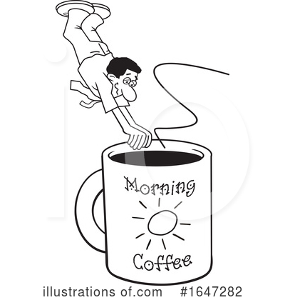 Royalty-Free (RF) Coffee Clipart Illustration by Johnny Sajem - Stock Sample #1647282