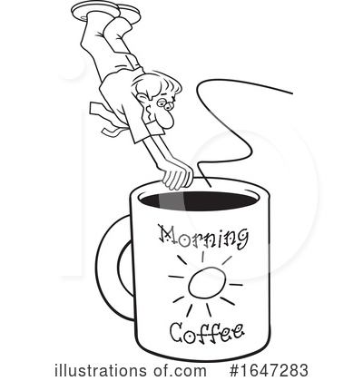 Royalty-Free (RF) Coffee Clipart Illustration by Johnny Sajem - Stock Sample #1647283