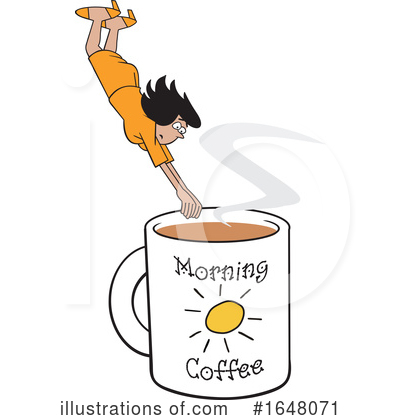 Royalty-Free (RF) Coffee Clipart Illustration by Johnny Sajem - Stock Sample #1648071