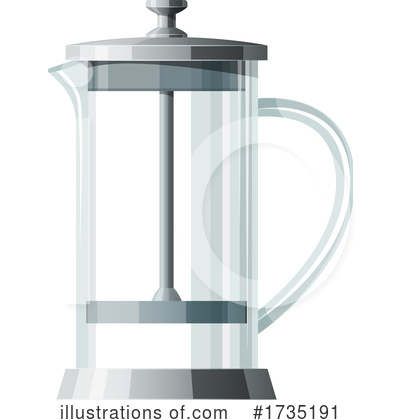 French Press Clipart #1735191 by Vector Tradition SM