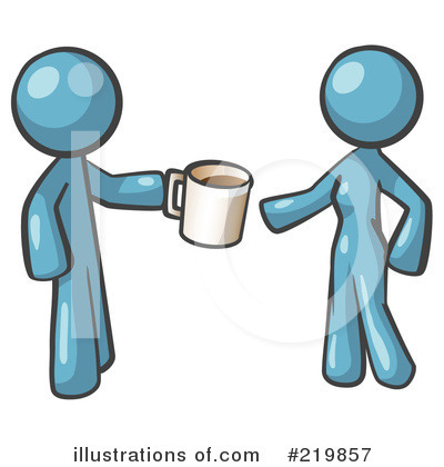 Royalty-Free (RF) Coffee Clipart Illustration by Leo Blanchette - Stock Sample #219857