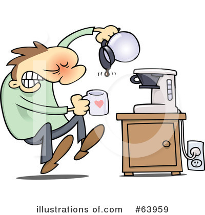 Royalty-Free (RF) Coffee Clipart Illustration by gnurf - Stock Sample #63959