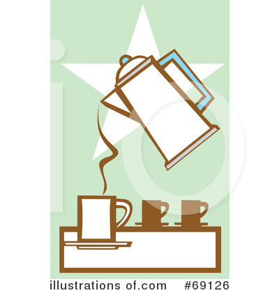 Royalty-Free (RF) Coffee Clipart Illustration by xunantunich - Stock Sample #69126
