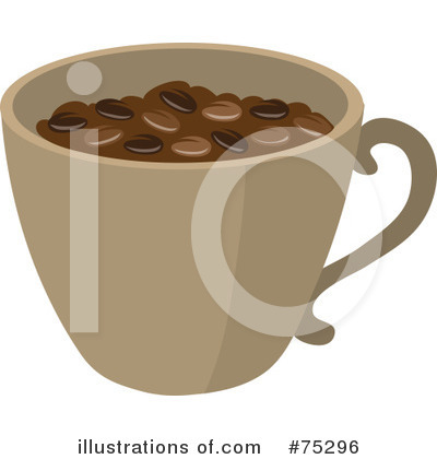 Royalty-Free (RF) Coffee Clipart Illustration by Rosie Piter - Stock Sample #75296
