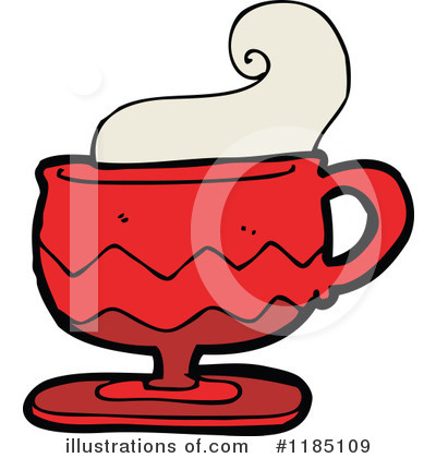 Royalty-Free (RF) Coffee Cup Clipart Illustration by lineartestpilot - Stock Sample #1185109