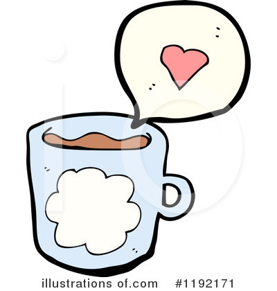 Royalty-Free (RF) Coffee Cup Clipart Illustration by lineartestpilot - Stock Sample #1192171