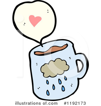 Royalty-Free (RF) Coffee Cup Clipart Illustration by lineartestpilot - Stock Sample #1192173