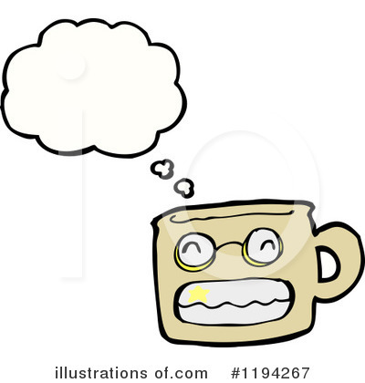 Royalty-Free (RF) Coffee Cup Clipart Illustration by lineartestpilot - Stock Sample #1194267