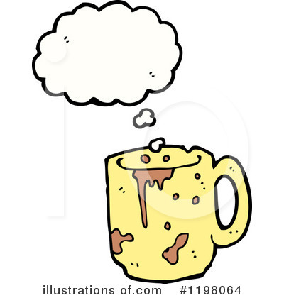 Royalty-Free (RF) Coffee Cup Clipart Illustration by lineartestpilot - Stock Sample #1198064