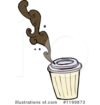 Royalty-Free (RF) Coffee Cup Clipart Illustration by lineartestpilot - Stock Sample #1199873