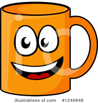 Royalty-Free (RF) Coffee Cup Clipart Illustration by Vector Tradition SM - Stock Sample #1240848