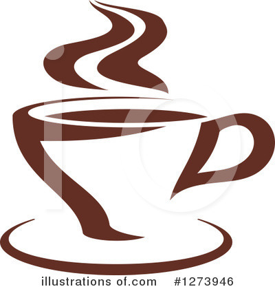 Royalty-Free (RF) Coffee Cup Clipart Illustration by Vector Tradition SM - Stock Sample #1273946
