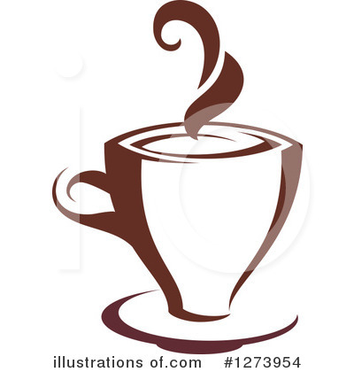 Royalty-Free (RF) Coffee Cup Clipart Illustration by Vector Tradition SM - Stock Sample #1273954