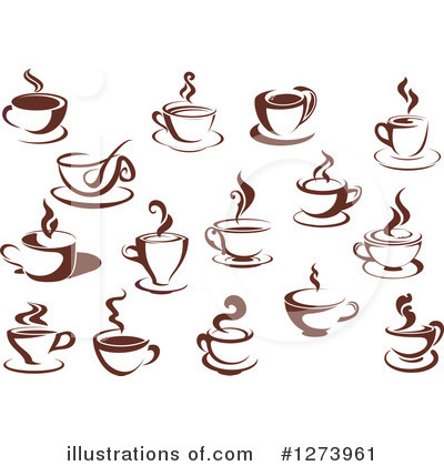 Royalty-Free (RF) Coffee Cup Clipart Illustration by Vector Tradition SM - Stock Sample #1273961