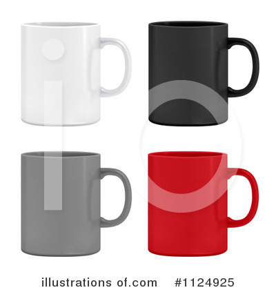 Royalty-Free (RF) Coffee Mug Clipart Illustration by vectorace - Stock Sample #1124925