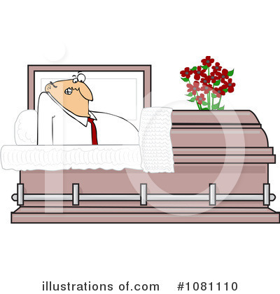 Royalty-Free (RF) Coffin Clipart Illustration by djart - Stock Sample #1081110