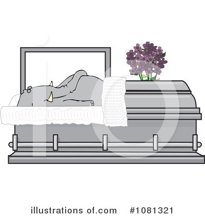 Royalty-Free (RF) Coffin Clipart Illustration by djart - Stock Sample #1081321