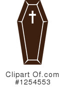Coffin Clipart #1254553 by Vector Tradition SM