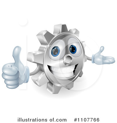Royalty-Free (RF) Cog Wheel Clipart Illustration by AtStockIllustration - Stock Sample #1107766