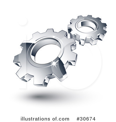 Gears Clipart #30674 by beboy