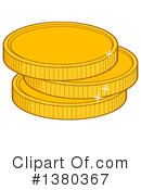 Coin Clipart #1380367 by Hit Toon