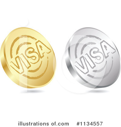 Royalty-Free (RF) Coin Icon Clipart Illustration by Andrei Marincas - Stock Sample #1134557