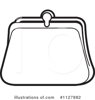 Royalty-Free (RF) Coin Purse Clipart Illustration by Lal Perera - Stock Sample #1127882