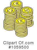 Coins Clipart #1059500 by Any Vector