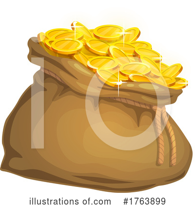 Coins Clipart #1763899 by Vector Tradition SM