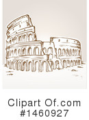 Coliseum Clipart #1460927 by Domenico Condello