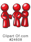 Colleagues Clipart #24608 by Leo Blanchette