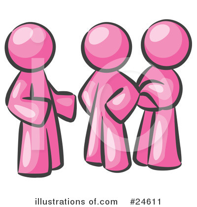 Royalty-Free (RF) Colleagues Clipart Illustration by Leo Blanchette - Stock Sample #24611
