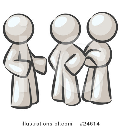 Royalty-Free (RF) Colleagues Clipart Illustration by Leo Blanchette - Stock Sample #24614