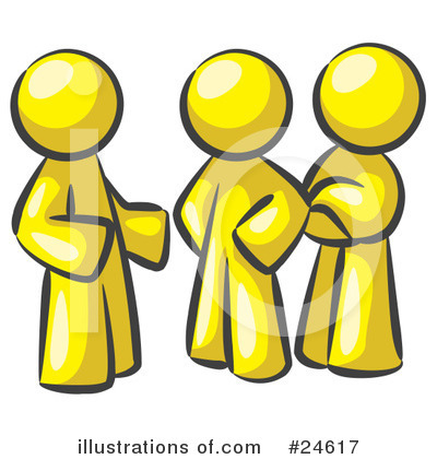 Colleagues Clipart #24617 by Leo Blanchette