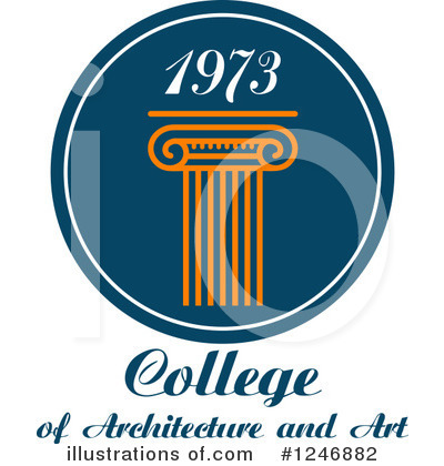 Royalty-Free (RF) College Clipart Illustration by Vector Tradition SM - Stock Sample #1246882