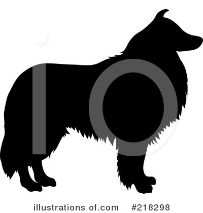 Royalty-Free (RF) Collie Clipart Illustration by Pams Clipart - Stock Sample #218298