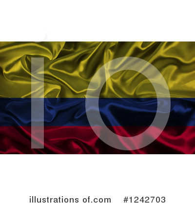 Colombian Flag Clipart #1242703 by KJ Pargeter