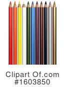 Colored Pencils Clipart #1603850 by dero