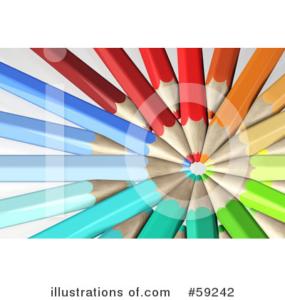 Colored Pencils Clipart #59242 by Frog974