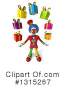 Colorful Clown Clipart #1315267 by Julos