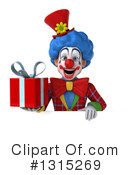 Colorful Clown Clipart #1315269 by Julos