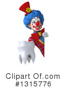 Colorful Clown Clipart #1315776 by Julos