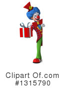 Colorful Clown Clipart #1315790 by Julos