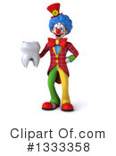 Colorful Clown Clipart #1333358 by Julos